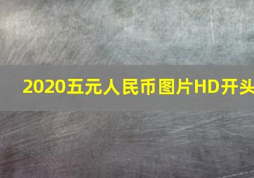 2020五元人民币图片HD开头