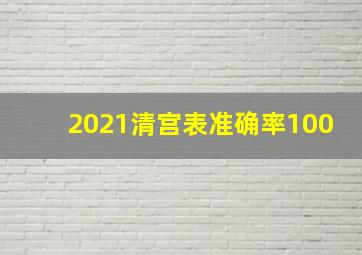 2021清宫表准确率100