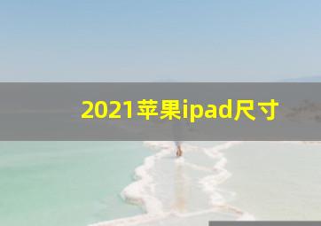 2021苹果ipad尺寸