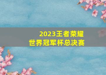 2023王者荣耀世界冠军杯总决赛