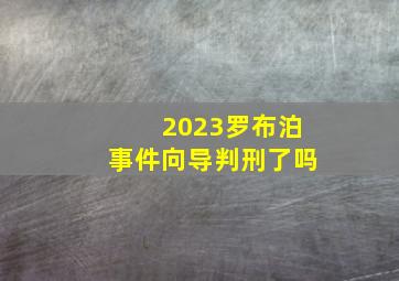 2023罗布泊事件向导判刑了吗