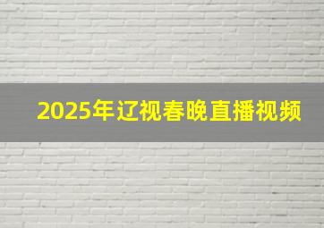 2025年辽视春晚直播视频