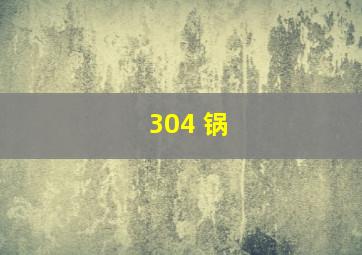 304 锅