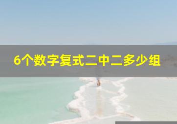 6个数字复式二中二多少组