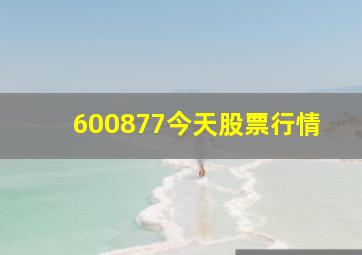 600877今天股票行情