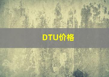 DTU价格