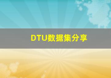 DTU数据集分享