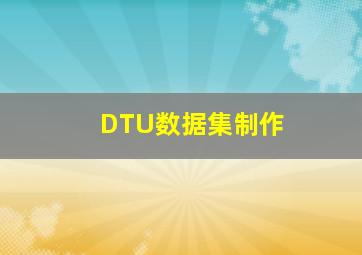 DTU数据集制作