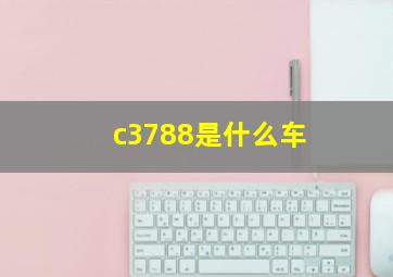 c3788是什么车