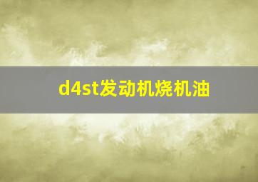 d4st发动机烧机油