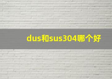 dus和sus304哪个好