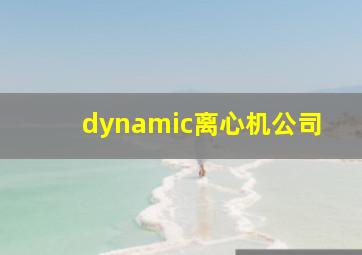 dynamic离心机公司