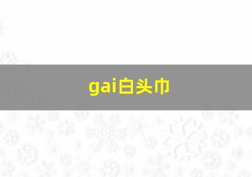 gai白头巾