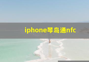 iphone琴岛通nfc