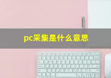 pc采集是什么意思