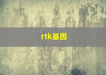 rtk基因