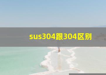 sus304跟304区别